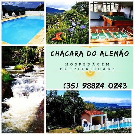 Hotel Chácara do Alemão - Extrema Exterior foto